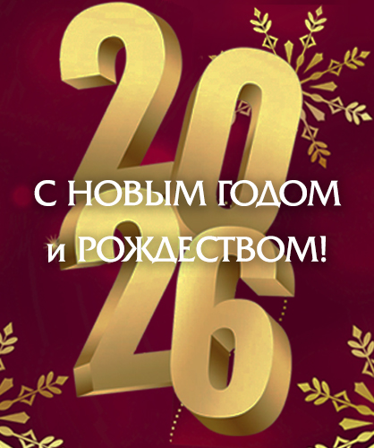 С Рождеством и Новым 2026 годом!